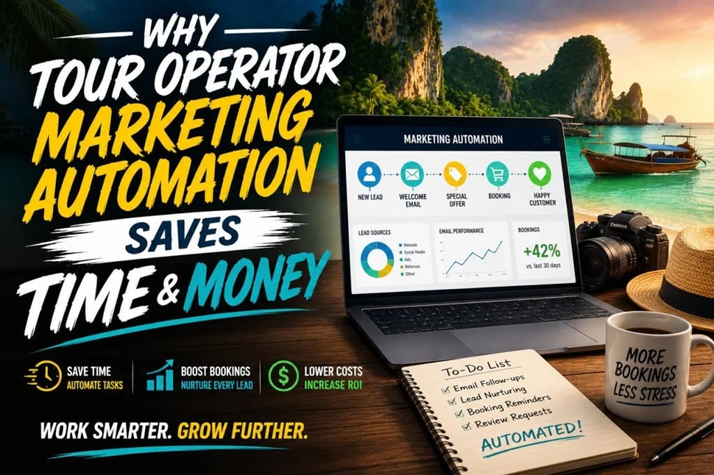Why Tour Operator Marketing Automation Saves Time and Money