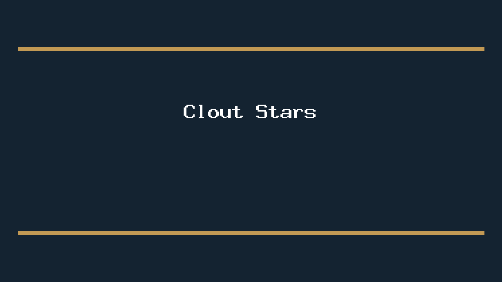 Clout Stars editorial image